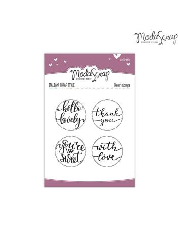 ModaScrap - Hello Lovely - Clear Stamp