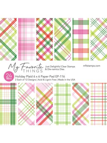 My Favorite Things - Holiday Plaid - Paper Pad 6x6