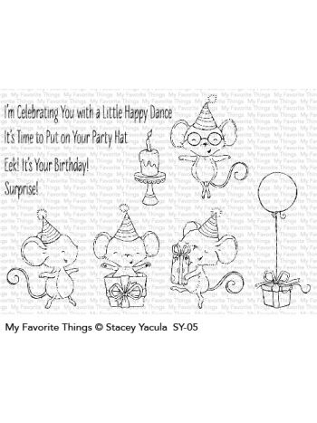 My Favorite Things - Its A Mice Time To Celebrate - stamp