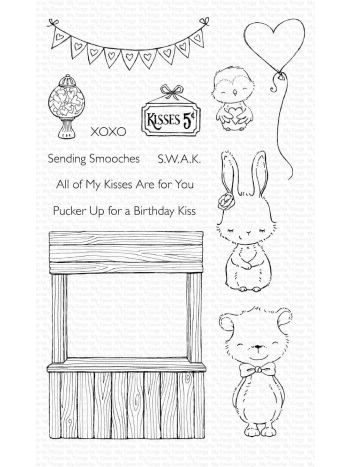 My Favorite Things - Kissing Booth - Clear Stamp 5x8