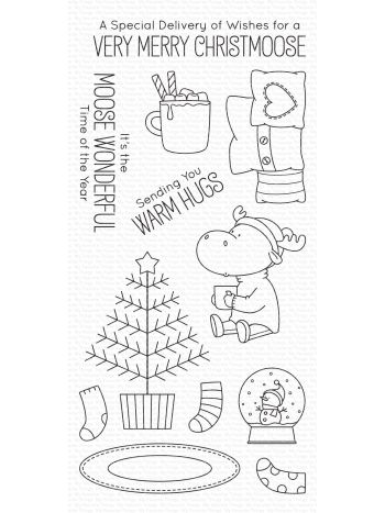 My Favorite Things - Merry Christmoose - Clear Stamp