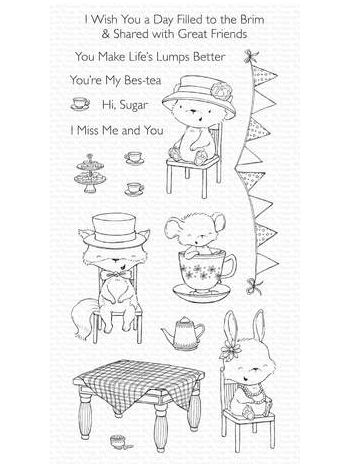 My Favorite Things - Tea Party - Clear Stamps 4x8