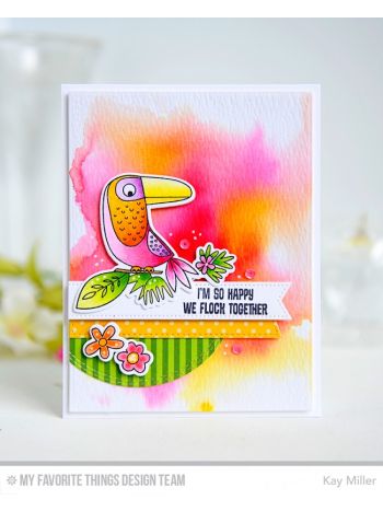 My Favorite Things Clearly Sentimental Stamps 4x8 - Birds Of Paradise