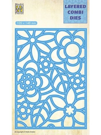 Nellies Choice - Flowers 3 Layer A - Stand alone Stanze