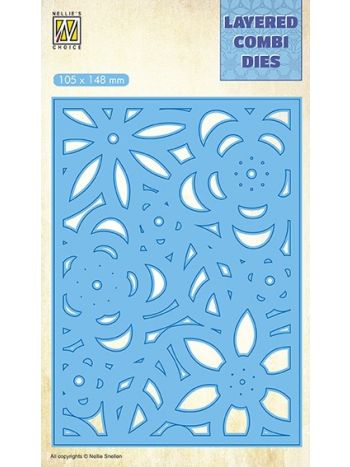 Nellies Choice - Flowers 3 Layer C - Stand alone Stanze