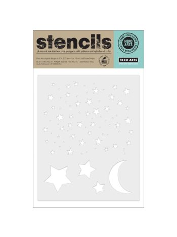 Hero Arts - Stencils - Stars Pattern