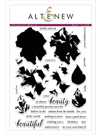 Altenew - Perennial Beauty - Clear Stamps 6x8