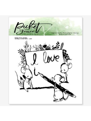 Picket Fence Studios - A Little Love Note - Clear Stamps 4x4