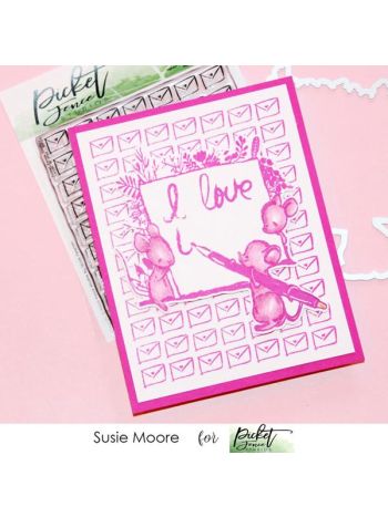 Picket Fence Studios - A Little Love Note - Clear Stamps 4x4