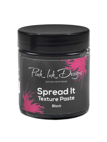 Pink Ink Design - Spread It Texture Paste - Black 75ml 
