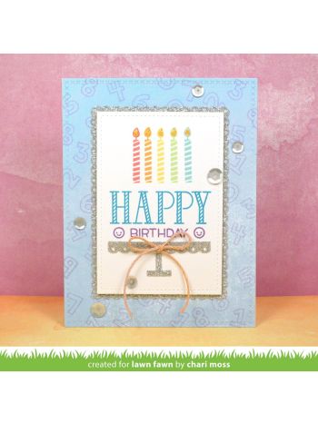 Lawn Fawn - Plan On It: Birthdays - Clear Stamp 4x6