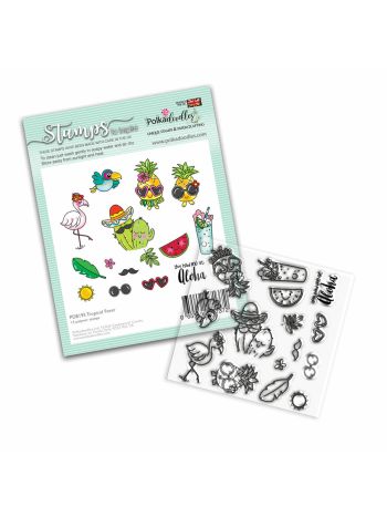 Polkadoodles - Tropical Fever - Clear Stamps 4x4