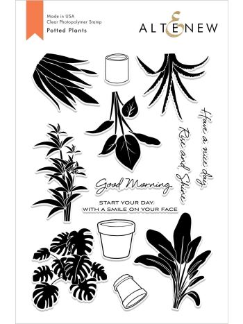 Altenew - Potted Plants - Clear Stamp 6x8