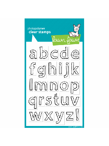 Lawn Fawn - Quinns ABC's - Clear Stamps 4x6