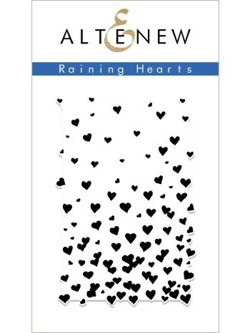 Altenew - Raining Hearts - Clear Stamps 2x3