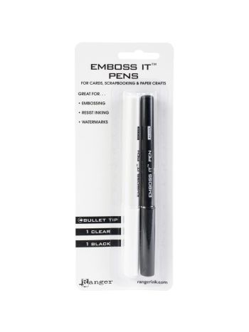 Ranger - Emboss It Pens - Black & Clear