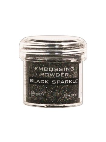 Ranger - Embossing Powder 1oz (16gr) - Black Sparkle