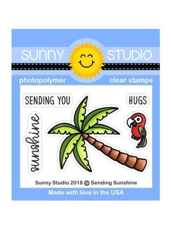 Sunny Studio - Sending Sunshine - Clear Stamps 2x3