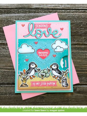 Lawn Fawn - stud puffin - Clear Stamp 2x3