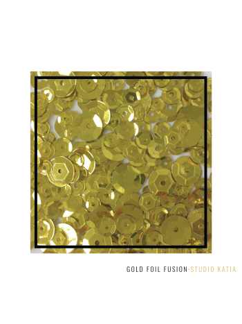 Studio Katia - Sequin Fusion - Gold Foil