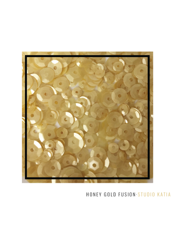 Studio Katia - Sequin Fusion - Honey Gold