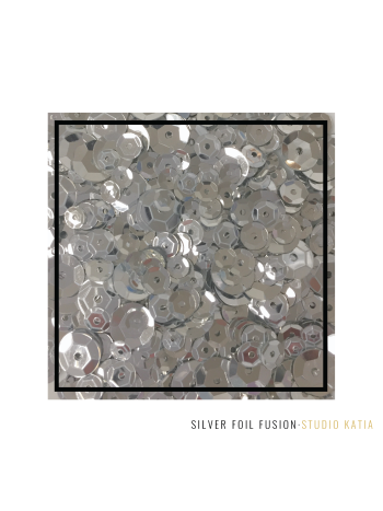 Studio Katia - Sequin Fusion - Silver Foil