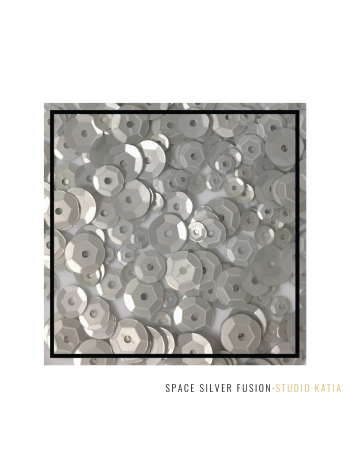 Studio Katia - Sequin Fusion - Space Silver