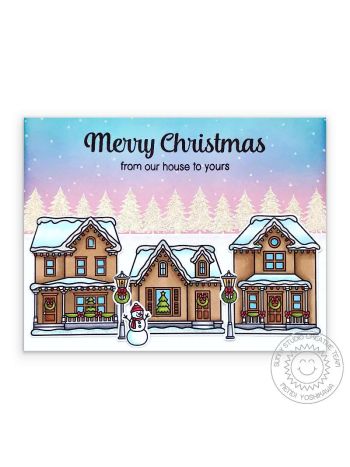 Sunny Studio - Victorian Christmas - Clear Stamps 2x3