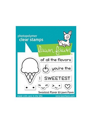 Lawn Fawn - Sweetest Flavor - Clear Stamps 2x3