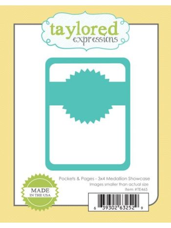 Taylored Expressions Die - Pockets & Pages - 3x4 Medallion Showcase 2/4