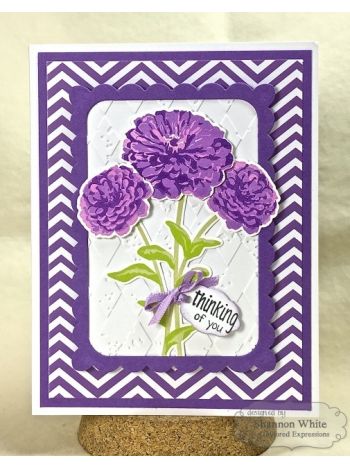 Taylored Expressions Die - Simply Stamped Zinnias 1/4