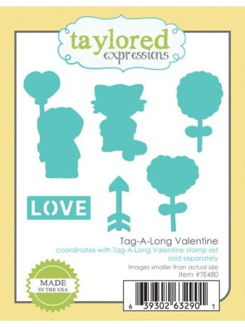 Taylored Expressions Die - Tag-A-Long Valentine 1/4