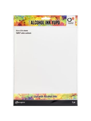 Tim Holtz Alcohol Ink White Yupo Paper 8x10