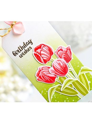 Sunny Studio - Timeless Tulips - Clear Stamps 4x6