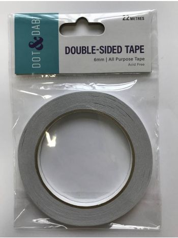 Trimcraft Dot & Dab Double Sided Tape 6mm