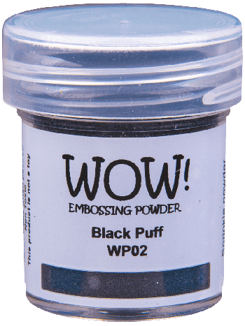 WOW! Embossing Powder - Black Puff 15ml