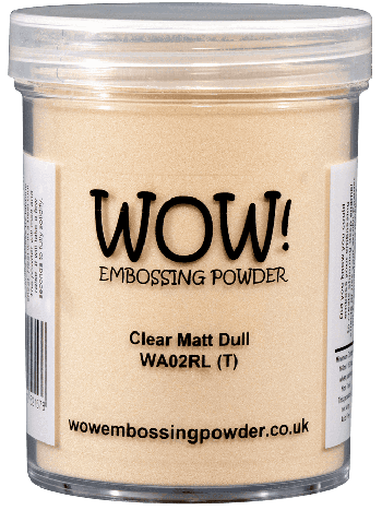 WOW! Embossing Powder - Clear Matt Dull 160ml