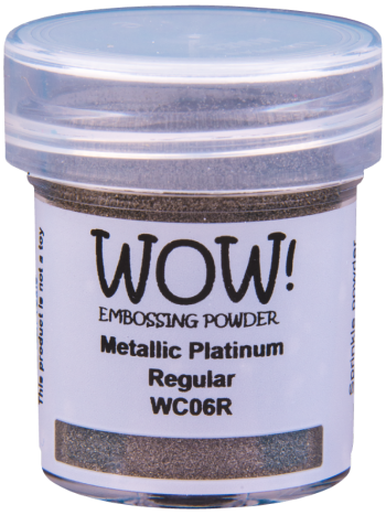 WOW! Embossing Powder - Metallic Platinum 15ml