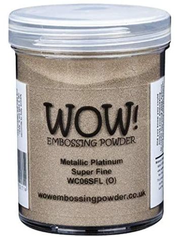 WOW! Embossing Powder - Metallic Platinum 160ml