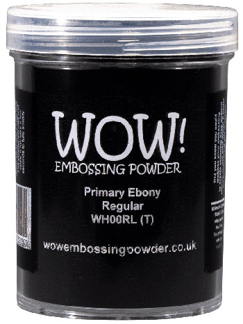 WOW! Embossing Powder - Primary Ebony Regular