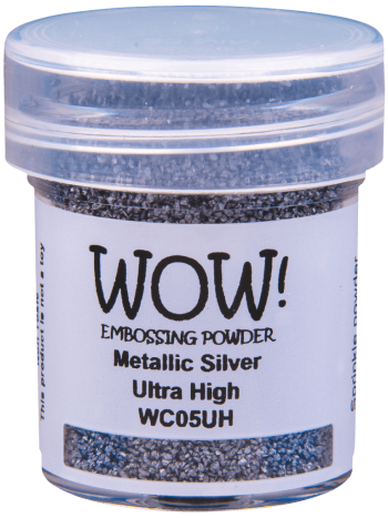 WOW! Embosssing Powder - Metallic Silver Ultra High