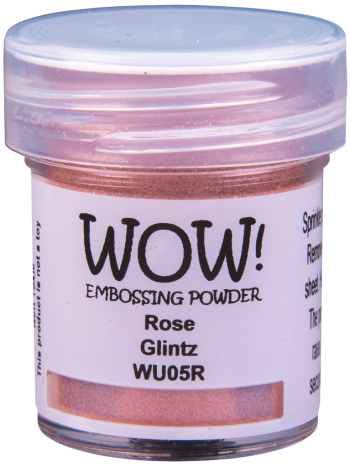 WOW! Embossing Powder - Glintz Rose 15ml
