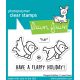Lawn Fawn - Flappy Holiday - clear stamp set 2x3