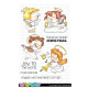C.C. Designs - Tiny Angels -  Clear Stamp 4x6