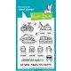 Lawn Fawn - Car critters road trip add-on - Clear Stamp 3x4