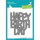 Lawn Fawn - Giant Happy Birthday - Stand Alone Stanze