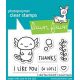 Lawn Fawn - I like you (a Lotl) - Clear Stamp 2x3
