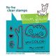 Lawn Fawn - One in a Chameleon - Stanze