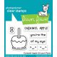 Lawn Fawn - Caramel Apple - Clear Stamps 2x3