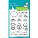 Lawn Fawn - Say what? Holiday Critters - Clear Stamps 3x4